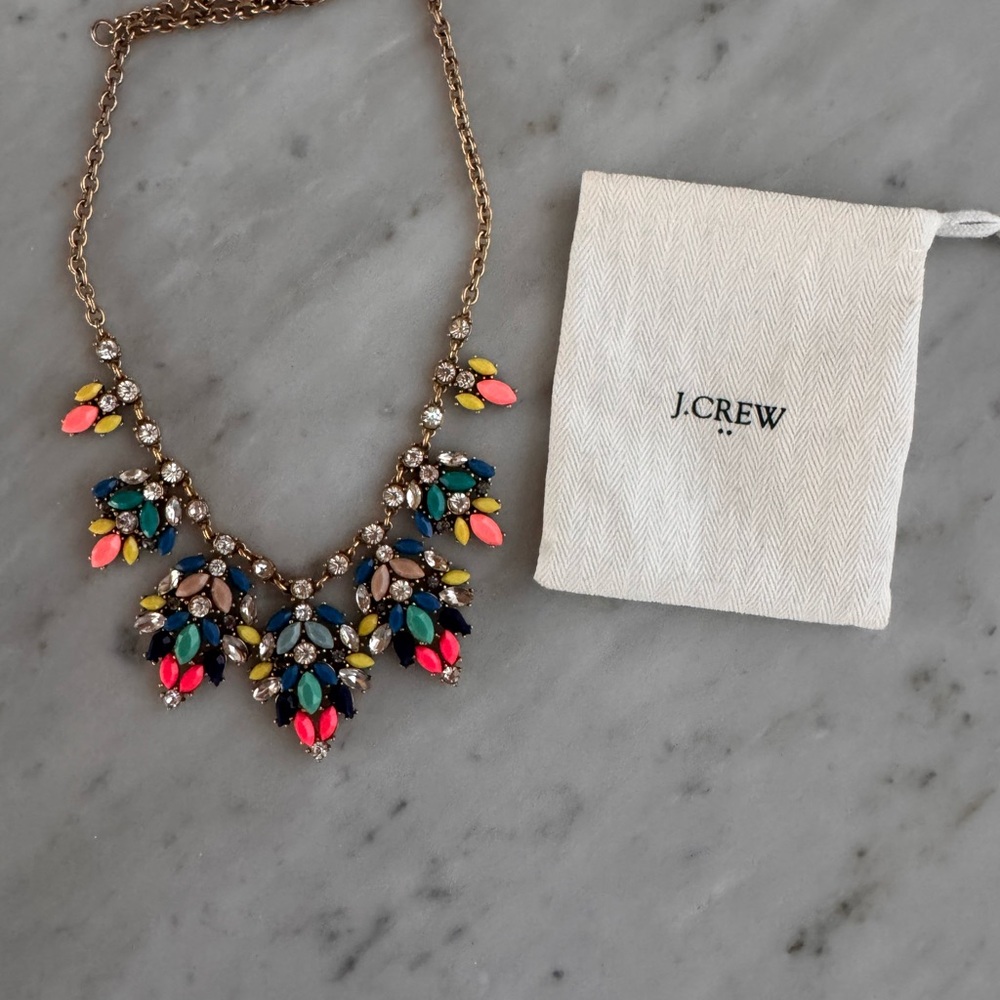 J. Crew Vibrant Jewel-Tone Necklace